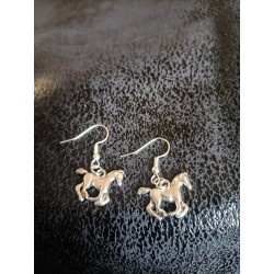 Boucles d'oreilles cheval