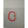 Bracelet cristaux rouge avec sa vierge