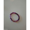 Bracelet en perle de pierre violine